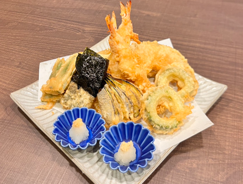 天ぷらの盛り合わせ